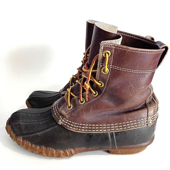 LL Bean Vintage Duck Boots Maine Hunting Shoe Made in USA Women's 5 Waterproof - Picture 4 of 10